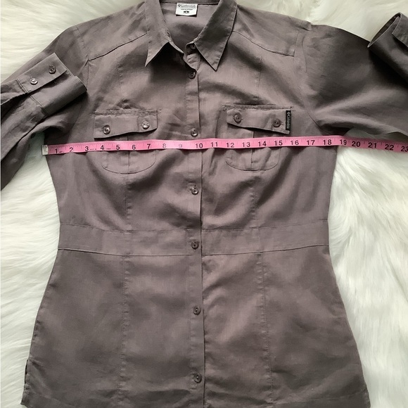 COLUMBIA Sportswear Linen Blend Shirt - Picture 9 of 11